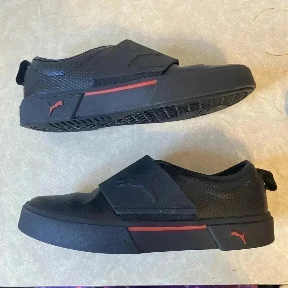 PUMA El Rey 2 Black Slip‎ On Sneaker Size 4 - Picture 2 of 7